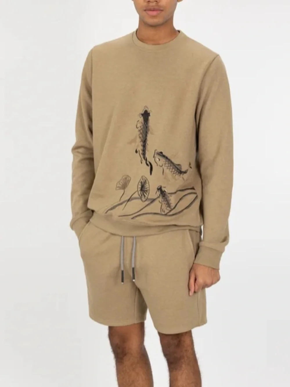 Blind Rooster by Ravelheart Embroidered Kou Sweatshirt